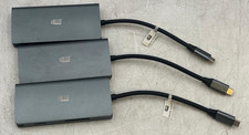 Lot of 3 Adesso AUH-4030 USB-C 8 in 1 Multi-Port Docking Station picture