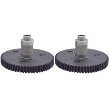 Reusable 3D Extruder Feeder Gear 2Pcs Black Plastic Stainless Steel Accessory picture