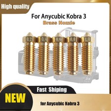for Anycubic Kobra 3 Brass Nozzle 0.2mm-1.0mm Replacement for 3D Printer SUK picture