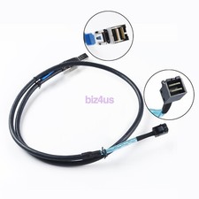 External Mini SAS SFF-8644 to Internal Mini SAS SFF-8643 HD SAS Cable 12Gb/s 1M picture