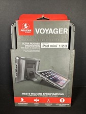 Hard Case Pelican Progear Voyager iPad Mini 1/2/3 w/Kickstand Blk Cover  (I) picture