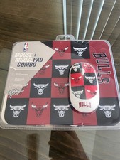 Chicago Bulls Wireless Mouse and Mousepad Combo SOAR New.  picture