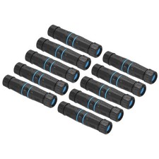 Pack of 10 Waterproof RJ45 Coupler Dual Head IP68 Ethernet LAN Cable Connector picture
