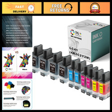 10-Pack Compatible Ink Cartridges for DCP-315C MFC-210C Printers - 4 Black, 2 Cy picture