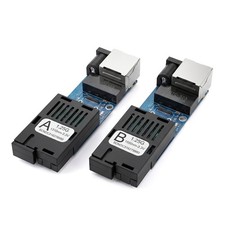1Pair Mini Gigabit Fiber Optical Media Converter Single Mode 3Km UPC/APC SC-Port picture