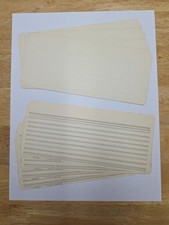 24 Vintage Computer Punch Cards Globe No. 1 Standard Form 5081 Original Owner picture