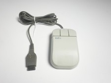 Info 3-Button Bus Mouse – 9-Pin Mini-DIN / Hosiden Connector – Vintage PC picture