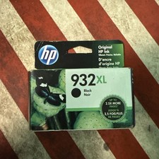 HP 932XL Black Ink Cartridge High Yield Genuine OEM New Sealed EXP 2021 picture