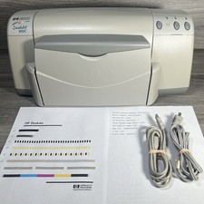 Excellent Vintage HP Deskjet 932C Inkjet Printer Tested New Ink Works Great picture