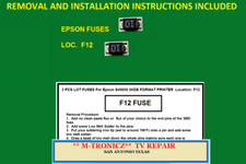 2 PCS LOT FUSES For Epson S40600 WIDE FORMAT PRINTER  Location: F12 picture