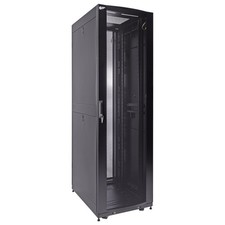 NavePoint 42U Commercial Series with Fan Compatible Top & Perforated Door - picture