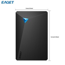 EAGET G20 USB3.0 PORTABLE EXTERNAL HARD DRIVE 320GB HDD FOR LATOP -  BLACK picture