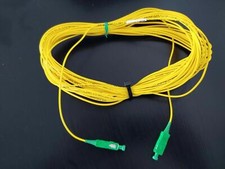 LOT OF 5x 3M SC/APC to SC/APC Fiber Optic Simplex Single-Mode Patch Cable Yellow picture