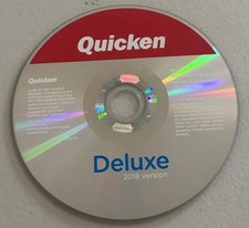 Quicken Deluxe 2018 Software CD Windows 8.1 7 8 10 Personal Finance (Free Ship) picture
