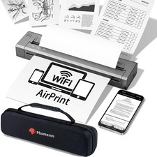 Phomemo G100 Pro AirPrint Portable Printers Wireless for Travel with Case picture