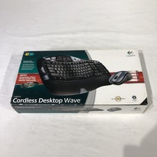 Logitech Cordless Desktop Wave Wireless Mouse & Keyboard 920-001446 picture