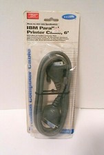 Vtg Belkin IBM Parallel Printer Cable 6ft Circuit City, F2A046-06-C, NOS 1996 picture
