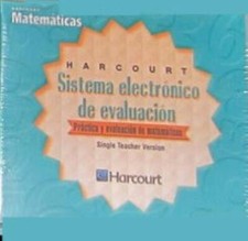 Harcourt Matematicas Sistema Electronico De Evaluacion Grado 4 PC MAC CD Spanish picture