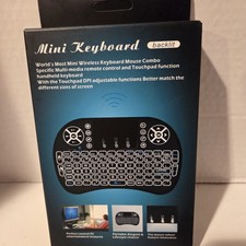 RoHs Mini Keyboard Backlit Wireless Multimedia Remote Xbox Playstation PC Tablet picture