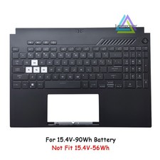 For ASUS TUF Dash 15 FA507 FX507 FX517ZM Palmrest Backlit Keyboard 90NR0951-R31 picture