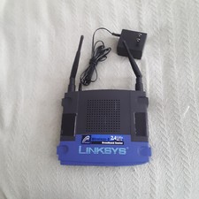LINKSYS WIRELESS-B 2.4 GHz BROADBAND ROUTER - BLACK TAPE ON BOTH SIDES picture