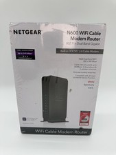 NEW SEALED Netgear N600 Wi-Fi Cable Modem Router 802.11 Dual Band Gigabit C3700 picture