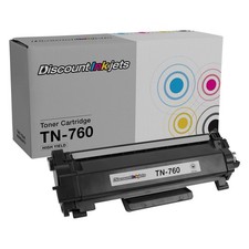 DI Toner Cartridge Replacement for Brother TN760 Black HL-L2370 MFC-L2730 picture