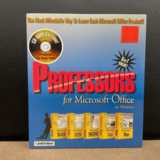 Professors For Microsoft Office 5 In 1 CD-ROM Vintage Computing Factory Sealed picture