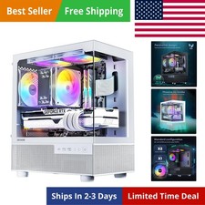 Aqua 3, Micro ATX Case, MATX PC Case with 3 X 120mm 3-Pin ARGB Fan Pre-Instal... picture