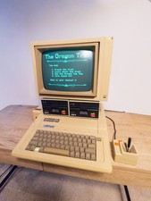 VTG Apple IIe Computer & Monitor + Dual Disk II Drives POWERS ON picture