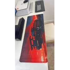 Sports Car Racing Red Sunset Oversized Mouse Pad 31