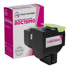 LD Products Toner Cartridge Replacement for Lexmark 801SM 80C1SM0 (Magenta) picture