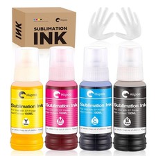 Hiipoo Sublimation Ink Refilled Bottles Work with ET-2800 ET-2903 ET-2980 ET-480 picture