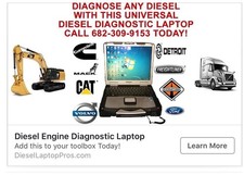 Panasonic Toughbook Diesel Diagnostic Laptop Multi-Brand Software. picture