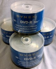 4 spindles of 50 Dynex DVD Recordable Media DVD-R 16x 4.7GB Total of 200 DVD-R  picture