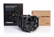 BRAND NEW NOCTUA NH-D15 Chromax.black PWM SUPPORT & LOW NOISE ADAPTER picture