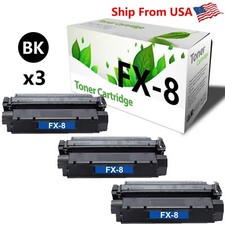 (3-Pack,Black) Compatible FX-8 Toner Cartridge for imageCLASS 340 383 Printer picture