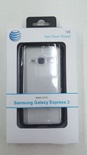 Quikcell ATT Phone Case for Samsung Galaxy Express 3 SM-J120 Two Tone Shield New picture