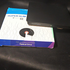 ROOFULL Super Slim External USB CD/DVD +/-RW Drive USB-Powered, Black ECD819-SU3 picture