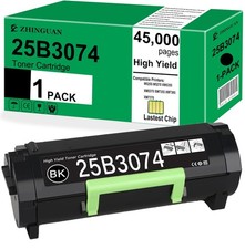 ZHINGUAN 25B3074 Extra High Yield Toner Cartridge Compatible for small, black picture