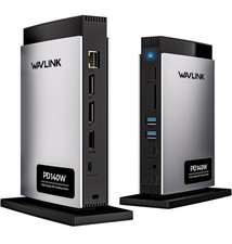 WAVLINK 11-in-1 USB-C Docking Station Triple Display 4K 125W PD3.1 Multiport Hub picture