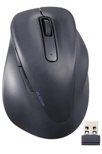 ELECOM EX-G 2.4GHz Silent XL Wireless Mouse, Black, M-XGXL30DBSKBK picture