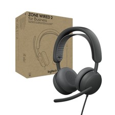 Logitech Zone Wired 2 for Business Headset - UC | Adaptive Hybrid ANC, USB-C ... picture