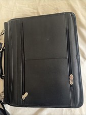 McKlein Black Leather Laptop Briefcase Shoulder Bag Office Business Nice picture