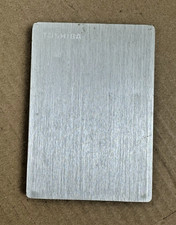 Toshiba Canvio Slim Portable 500GB External Hard Drive HD HDD Silver USB 3.0 VGC picture