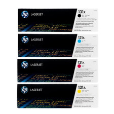 HP 131A / 131x Toner Cartridge Set Black Cyan Yellow Magenta New Sealed Box picture