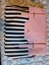 Ladies pink and black brifcase or laptop bag picture
