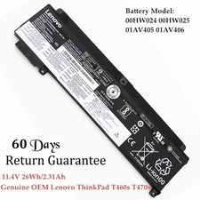 Genuine OEM 00HW024 00HW025 01AV405 01AV406 Battery Lenovo ThinkPad T460s T470s picture