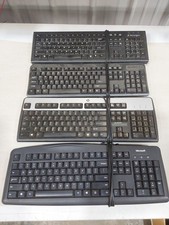 MISC KEYBOARDS,(LOT OF 4) HEWLETT PACKARD, Dell, Unbranded All Are USB picture