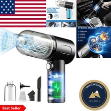 Electric Air Duster: 3-in-1 Handheld Vacuum & Blower - 12000PA Portable Cleaning picture